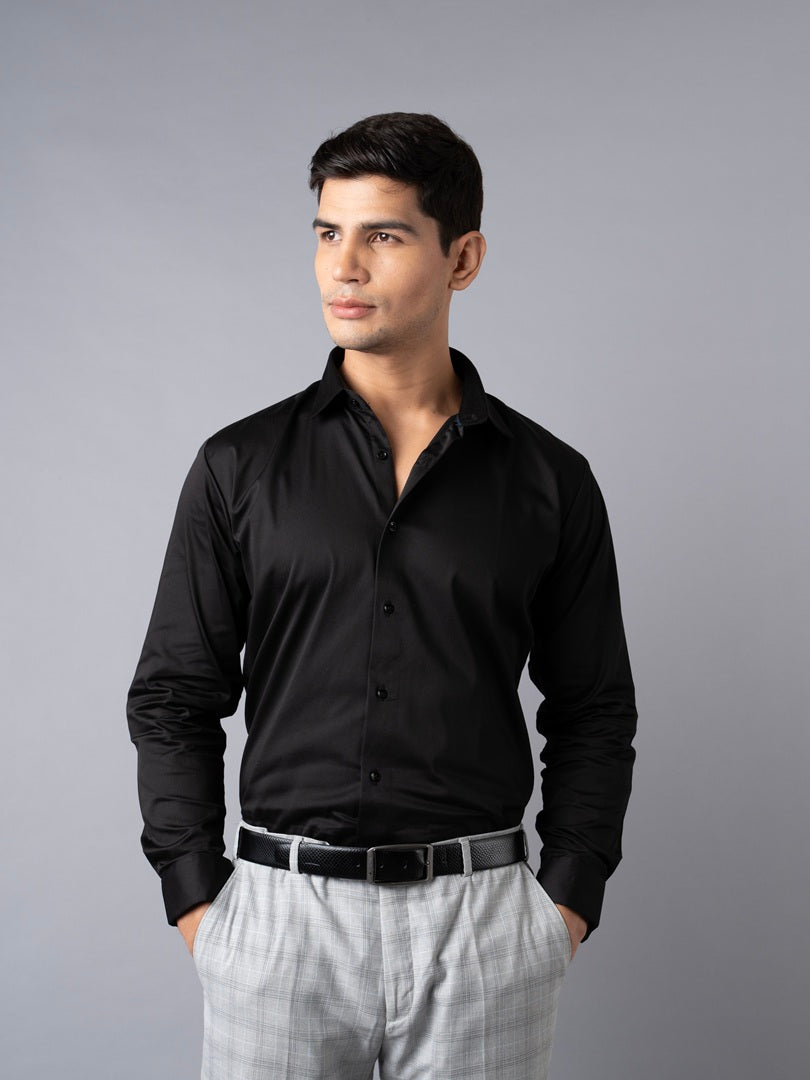 Luxury Black Classic Shirt