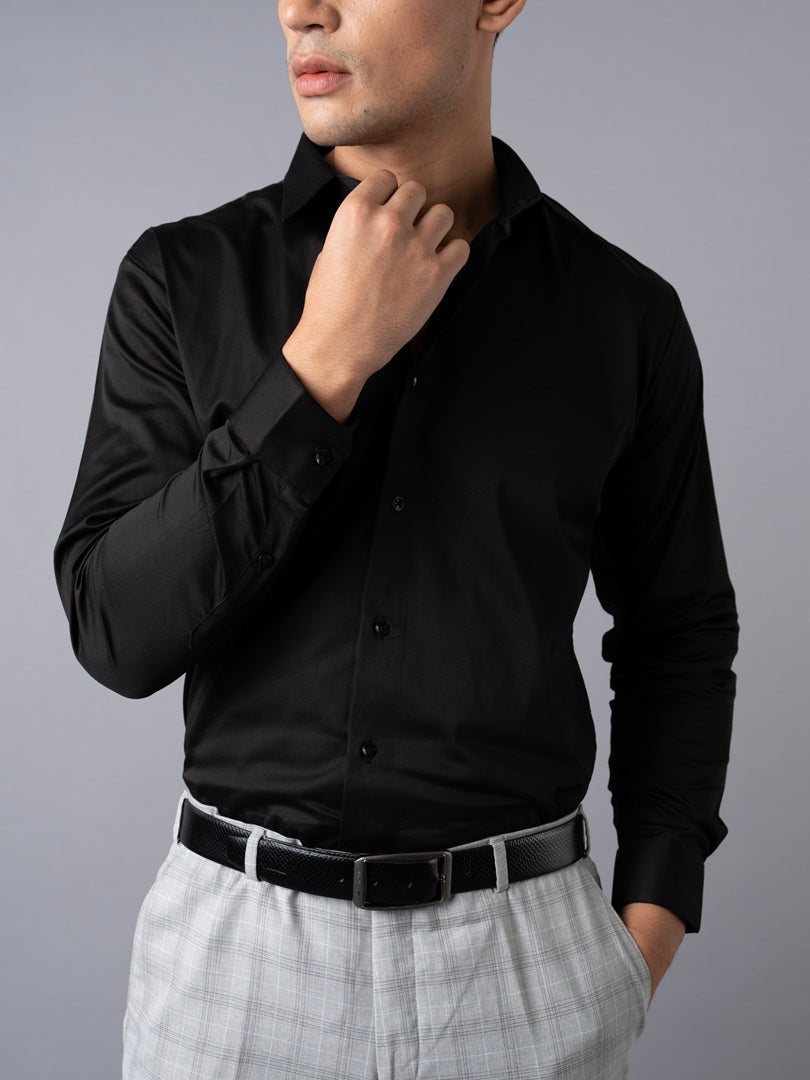 Luxury Black Classic Shirt